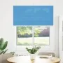 Pleated blue curtain 115x150 cm Fabric width 114.4 cm Polyester by , Blinds and blinds - Ref: Foro24-4015197, Price: 23,10 €,...