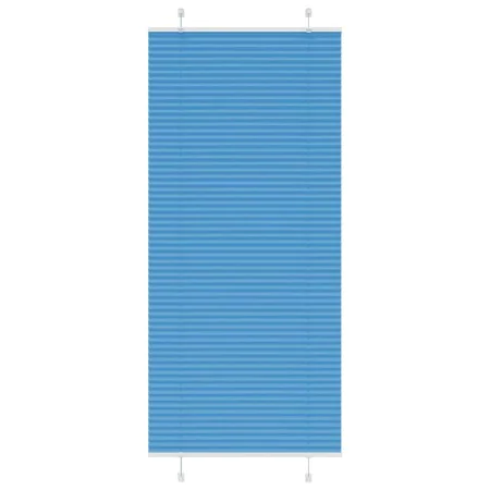 Estor Plisado azul 100x200 cm Tela Ancho 99,4 cm Poliéster de , Persianas y estores - Ref: Foro24-4015211, Precio: 19,84 €, D...