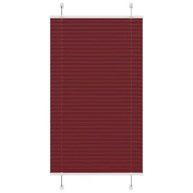 Gefalteter roter Bordeaux-Plissee-Vorhang 70x150 cm Stoffbreite 69,4 cm von , Jalousien und Jalousien - Ref: Foro24-4015239, ...