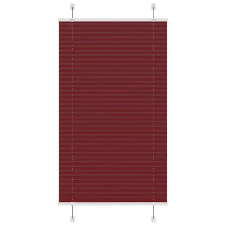 Pleated red burgundy blind 70x150 cm Fabric width 69.4 cm by , Blinds and blinds - Ref: Foro24-4015239, Price: 17,77 €, Disco...
