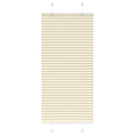 Pleated cream curtain 65x100 cm Fabric width 64.4 cm Polyester by , Blinds and blinds - Ref: Foro24-4015272, Price: 15,17 €, ...
