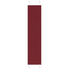 Gefalteter Bordeauxroter Plissee-Vorhang 45x200 cm Stoffbreite 44,4 cm von , Jalousien und Jalousien - Ref: Foro24-4015251, P...