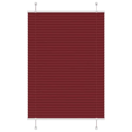 Estor Plisado rojo burdeos 100x150 cm Tela Ancho 99,4 cm de , Persianas y estores - Ref: Foro24-4015245, Precio: 22,84 €, Des...