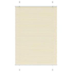 Pleated cream curtain 100x100 cm Fabric Width 99.4 cm Polyester by , Blinds and blinds - Ref: Foro24-4015279, Price: 14,17 €,...