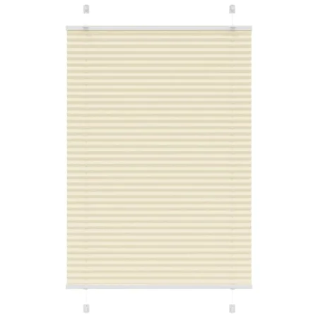 Estor Plisado crema 100x100 cm Tela Ancho 99,4 cm Poliéster de , Persianas y estores - Ref: Foro24-4015279, Precio: 14,36 €, ...