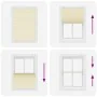 Estor Plisado crema 100x100 cm Tela Ancho 99,4 cm Poliéster de , Persianas y estores - Ref: Foro24-4015279, Precio: 14,36 €, ...