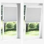 Pleated cream curtain 100x100 cm Fabric Width 99.4 cm Polyester by , Blinds and blinds - Ref: Foro24-4015279, Price: 14,17 €,...
