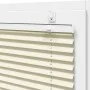 Pleated cream curtain 100x100 cm Fabric Width 99.4 cm Polyester by , Blinds and blinds - Ref: Foro24-4015279, Price: 14,17 €,...
