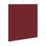 Pleated red burgundy curtain 120x100 cm Fabric width 119.4 cm by , Blinds and blinds - Ref: Foro24-4015232, Price: 17,23 €, D...