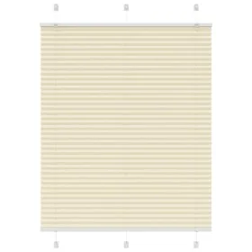 Pleated cream curtain 110x150 cm Fabric width 109.4 cm Polyester by , Blinds and blinds - Ref: Foro24-4015298, Price: 22,74 €...