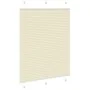 Pleated cream curtain 110x150 cm Fabric width 109.4 cm Polyester by , Blinds and blinds - Ref: Foro24-4015298, Price: 22,74 €...