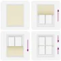 Estor Plisado crema 110x150 cm Tela Ancho 109,4 cm Poliéster de , Persianas y estores - Ref: Foro24-4015298, Precio: 25,54 €,...