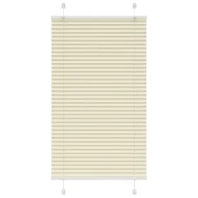 Pleated cream curtain 75x150 cm Fabric width 74.4 cm Polyester by , Blinds and blinds - Ref: Foro24-4015291, Price: 21,96 €, ...