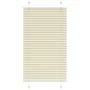 Pleated cream curtain 75x150 cm Fabric width 74.4 cm Polyester by , Blinds and blinds - Ref: Foro24-4015291, Price: 21,96 €, ...