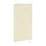 Pleated cream curtain 75x150 cm Fabric width 74.4 cm Polyester by , Blinds and blinds - Ref: Foro24-4015291, Price: 21,96 €, ...