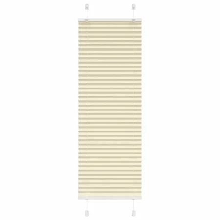 Pleated cream curtain 45x150 cm Fabric width 44.4 cm Polyester by , Blinds and blinds - Ref: Foro24-4015285, Price: 17,98 €, ...