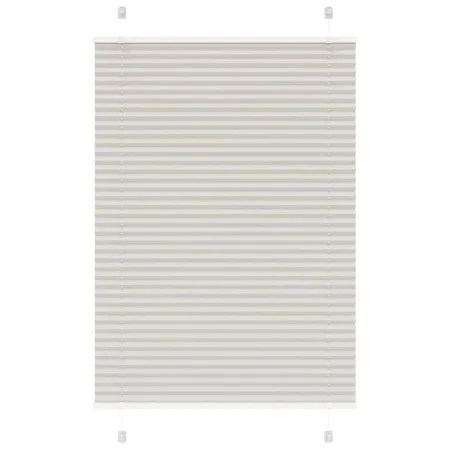 Gefalteter heller grauer Vorhang 90x100 cm Stoffbreite 89,4 cm aus Polyester. von , Jalousien und Jalousien - Ref: Foro24-401...