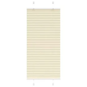 Pleated cream curtain 55x150 cm Fabric width 54.4 cm Polyester by , Blinds and blinds - Ref: Foro24-4015287, Price: 16,71 €, ...