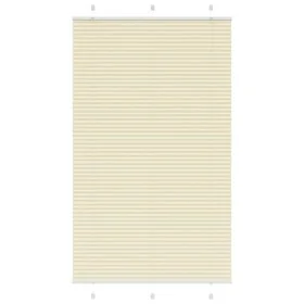 Pleated cream curtain 115x200 cm Fabric width 114.4 cm Polyester by , Blinds and blinds - Ref: Foro24-4015316, Price: 27,62 €...