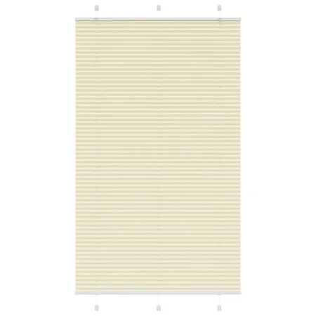 Pleated cream curtain 115x200 cm Fabric width 114.4 cm Polyester by , Blinds and blinds - Ref: Foro24-4015316, Price: 27,62 €...