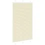 Pleated cream curtain 115x200 cm Fabric width 114.4 cm Polyester by , Blinds and blinds - Ref: Foro24-4015316, Price: 27,62 €...