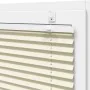 Gefalteter Cremevorhang 115x200 cm Stoffbreite 114,4 cm aus Polyester. von , Jalousien und Jalousien - Ref: Foro24-4015316, P...