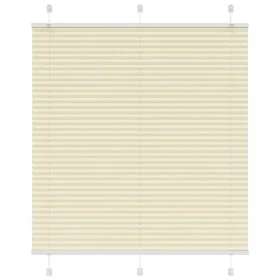 Gefalteter Cremevorhang 120x150 cm Stoffbreite 119,4 cm aus Polyester von , Jalousien und Jalousien - Ref: Foro24-4015300, Pr...