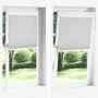Pleated cream curtain 120x150 cm Fabric width 119.4 cm Polyester by , Blinds and blinds - Ref: Foro24-4015300, Price: 23,45 €...