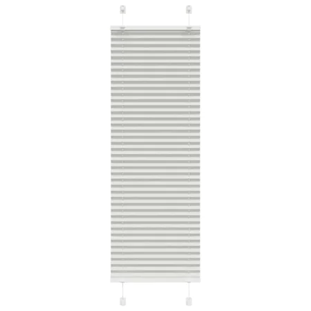 Light gray pleated blind 50x150 cm Fabric width 49.4 cm Polyester by , Blinds and blinds - Ref: Foro24-4015337, Price: 14,97 ...