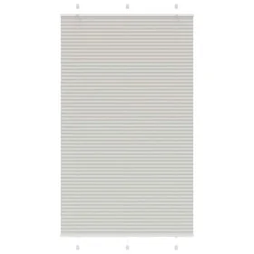 Light gray pleated blind 120x200 cm Fabric width 119.4 cm by , Blinds and blinds - Ref: Foro24-4015368, Price: 26,44 €, Disco...
