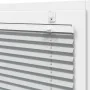 Light gray pleated blind 120x200 cm Fabric width 119.4 cm by , Blinds and blinds - Ref: Foro24-4015368, Price: 26,44 €, Disco...