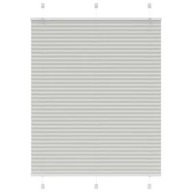 Pleated light gray curtain 110x150 cm Fabric width 109.4 cm by , Blinds and blinds - Ref: Foro24-4015349, Price: 22,74 €, Dis...