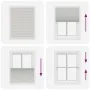 Grauer Faltenvorhang 110x150 cm Stoffbreite 109,4 cm von , Jalousien und Jalousien - Ref: Foro24-4015349, Preis: 22,74 €, Rab...