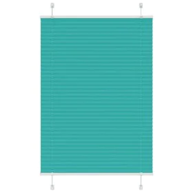 Gefalteter Petroleumgrüner Vorhang 95x100 cm Stoffbreite 94,4 cm von , Jalousien und Jalousien - Ref: Foro24-4015380, Preis: ...