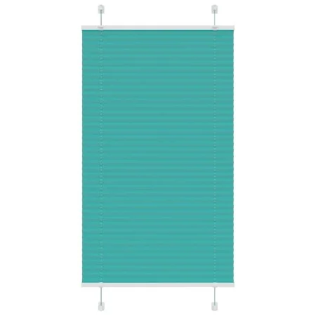 Gefalteter petrolgrüner Vorhang 70x100 cm Stoffbreite 69,4 cm von , Jalousien und Jalousien - Ref: Foro24-4015375, Preis: 18,...