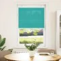 Pleated petroleum green curtain 70x100 cm Fabric width 69.4 cm by , Blinds and blinds - Ref: Foro24-4015375, Price: 18,94 €, ...