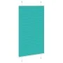 Gefalteter petrolgrüner Vorhang 70x100 cm Stoffbreite 69,4 cm von , Jalousien und Jalousien - Ref: Foro24-4015375, Preis: 18,...