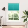 Pleated green petroleum curtain 120x200 cm Fabric width 119.4 cm by , Blinds and blinds - Ref: Foro24-4015419, Price: 28,07 €...