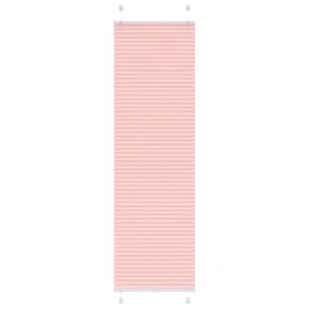 Pink Pleated Blind 65x200 cm Fabric Width 64.4 cm Polyester by , Blinds and blinds - Ref: Foro24-4015459, Price: 18,26 €, Dis...