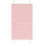 Pleated pink curtain 75x100 cm Fabric width 74.4 cm Polyester by , Blinds and blinds - Ref: Foro24-4015427, Price: 20,81 €, D...
