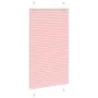 Pleated pink curtain 75x100 cm Fabric width 74.4 cm Polyester by , Blinds and blinds - Ref: Foro24-4015427, Price: 20,81 €, D...
