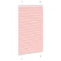 Pleated pink curtain 75x100 cm Fabric width 74.4 cm Polyester by , Blinds and blinds - Ref: Foro24-4015427, Price: 20,81 €, D...