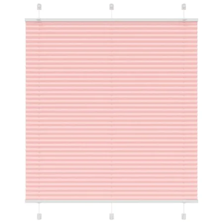 Gerüschter rosa Vorhang 115x150 cm Stoffbreite 114,4 cm Polyester von , Jalousien und Jalousien - Ref: Foro24-4015452, Preis:...