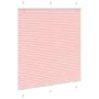 Gerüschter rosa Vorhang 115x150 cm Stoffbreite 114,4 cm Polyester von , Jalousien und Jalousien - Ref: Foro24-4015452, Preis:...