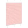 Gerüschter rosa Vorhang 105x150 cm Stoffbreite 104,4 cm aus Polyester. von , Jalousien und Jalousien - Ref: Foro24-4015450, P...