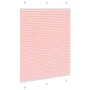 Gerüschter rosa Vorhang 105x150 cm Stoffbreite 104,4 cm aus Polyester. von , Jalousien und Jalousien - Ref: Foro24-4015450, P...