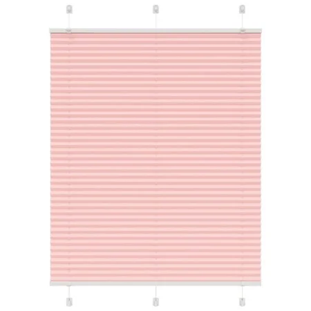 Pleated pink curtain 105x100 cm Fabric width 104.4 cm Polyester by , Blinds and blinds - Ref: Foro24-4015433, Price: 22,60 €,...