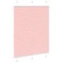 Pleated pink curtain 105x100 cm Fabric width 104.4 cm Polyester by , Blinds and blinds - Ref: Foro24-4015433, Price: 22,60 €,...
