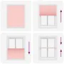 Estor Plisado rosa 105x100 cm Tela Ancho 104,4 cm Poliéster de , Persianas y estores - Ref: Foro24-4015433, Precio: 22,60 €, ...