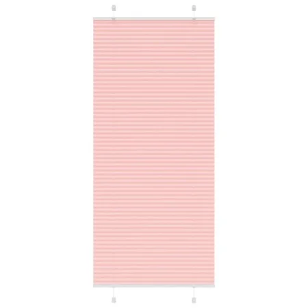 Pleated pink curtain 95x200 cm Fabric width 94.4 cm Polyester by , Blinds and blinds - Ref: Foro24-4015465, Price: 19,46 €, D...
